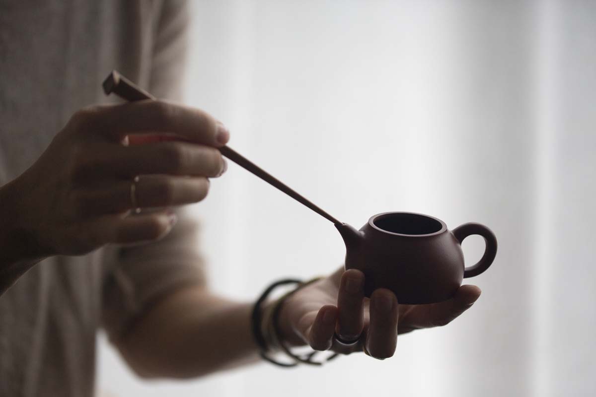 red bamboo chaze tea scoop 2 5 | BITTERLEAF TEAS