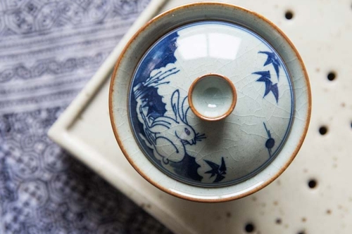 Rabbit Qinghua Gaiwan - Image 3