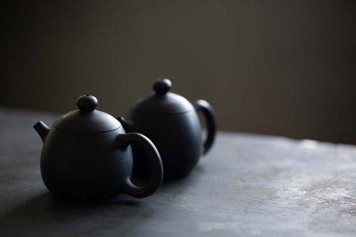 jianshui zitao mini dragon egg teapot black 10 19 3 | BITTERLEAF TEAS