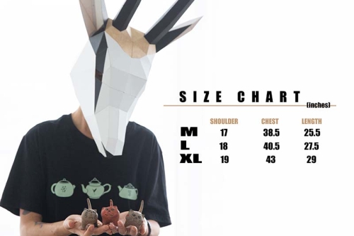 teawear shirt size chart | BITTERLEAF TEAS