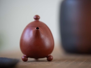 chazhou dahongpao clay 3 legged dragon egg teapot 5 | BITTERLEAF TEAS