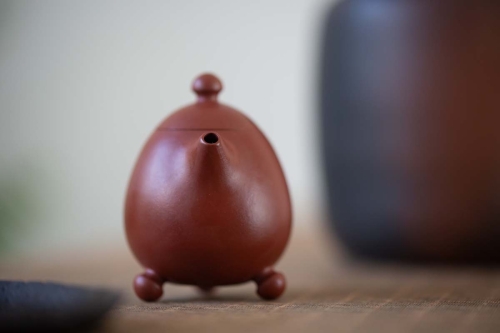 chazhou dahongpao clay 3 legged dragon egg teapot 5 | BITTERLEAF TEAS