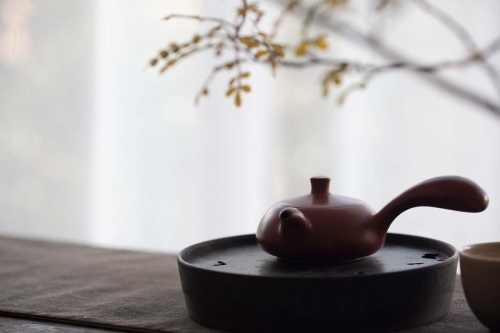 comet chaozhou clay kyusu teapot 6 | BITTERLEAF TEAS