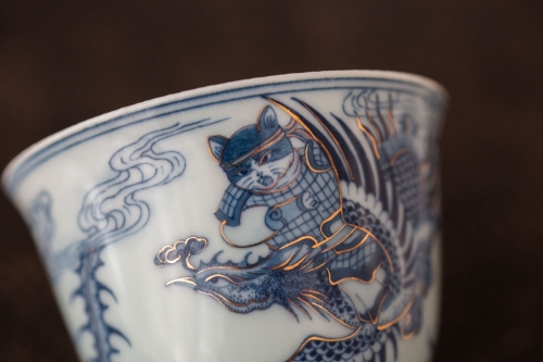 feline warrior teacup phoenix 11 22 7 | BITTERLEAF TEAS