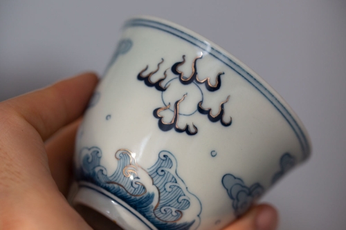 feline warrior teacup qilin 11 22 7 | BITTERLEAF TEAS