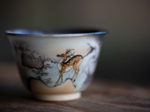 graze wood fired deer tea cup 10 | BITTERLEAF TEAS