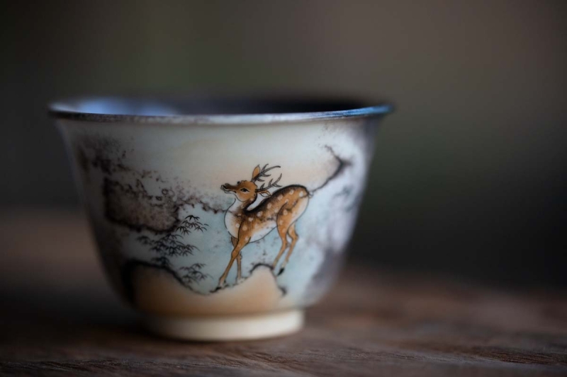 graze wood fired deer tea cup 10 | BITTERLEAF TEAS