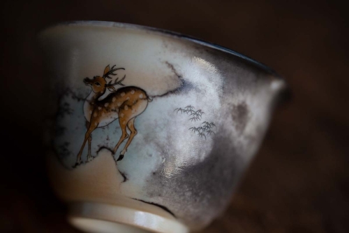 graze wood fired deer tea cup 3 | BITTERLEAF TEAS