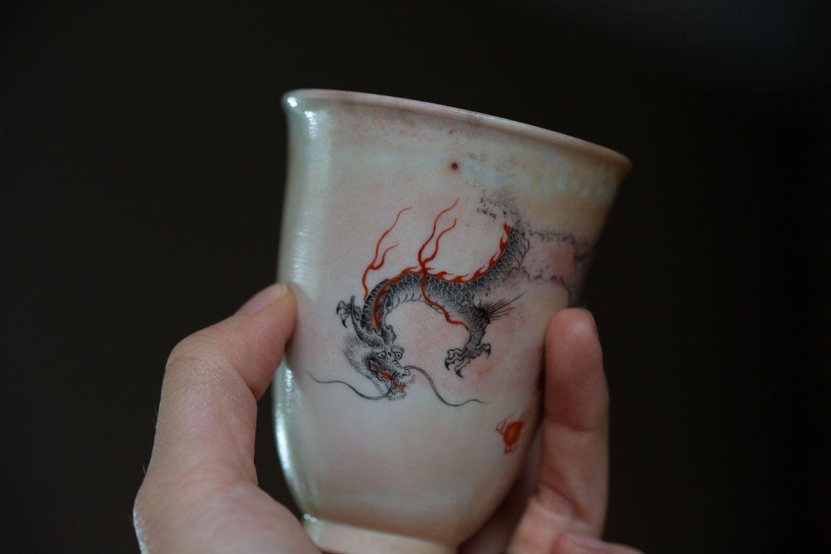 dragon wood fired teacup 6 | BITTERLEAF TEAS