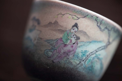 lovers handpaintd teacup er 1 | BITTERLEAF TEAS