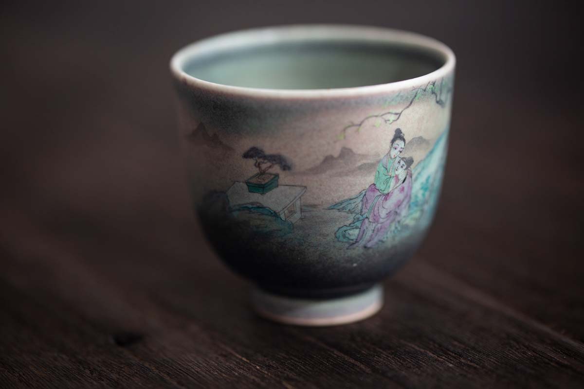 lovers handpaintd teacup er 2 | BITTERLEAF TEAS