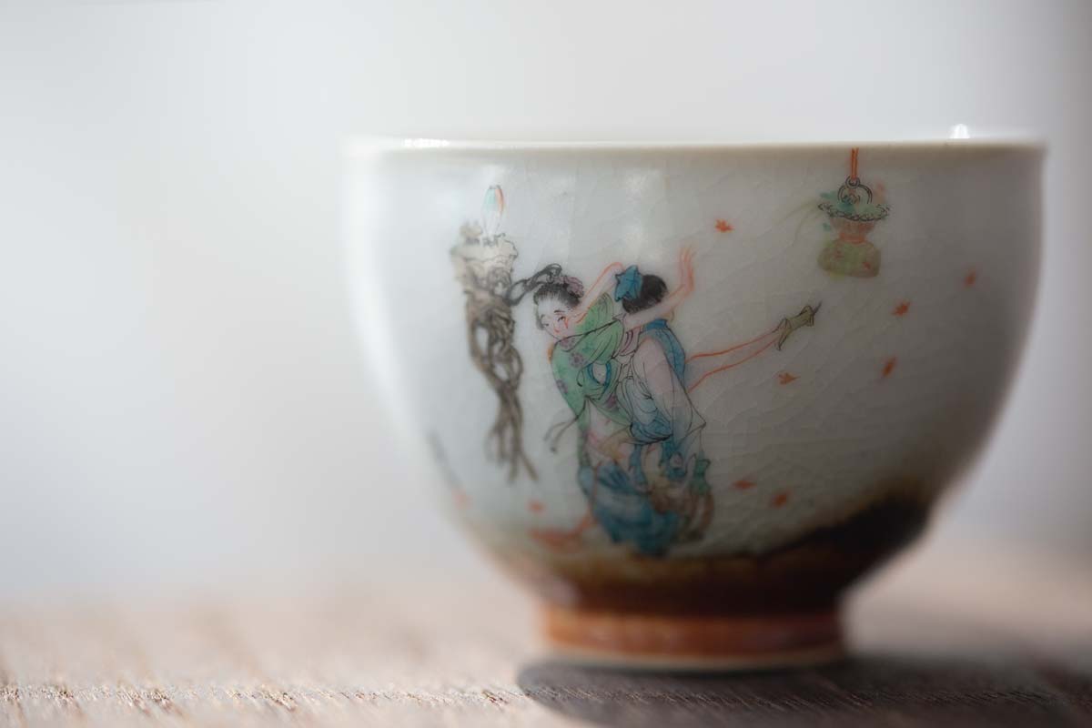 lovers handpaintd teacup si 2 | BITTERLEAF TEAS