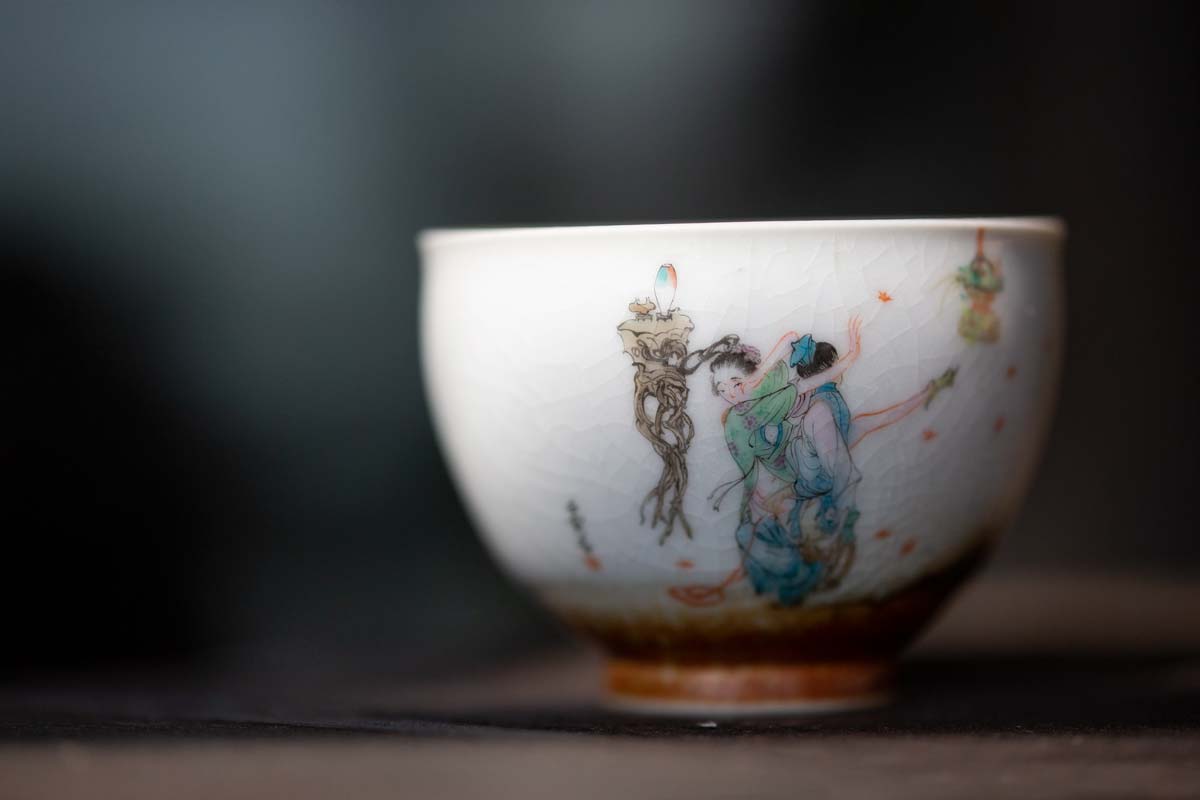 lovers handpaintd teacup si 8 | BITTERLEAF TEAS