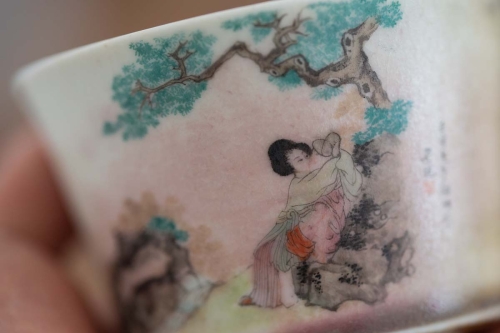 lovers handpaintd teacup yi 6 | BITTERLEAF TEAS