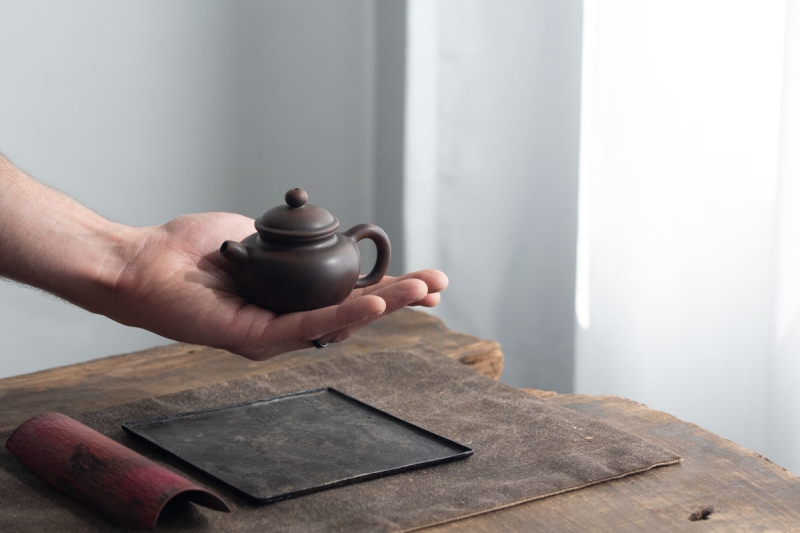 mini jianshui zitao teapot fanggu 5 | BITTERLEAF TEAS