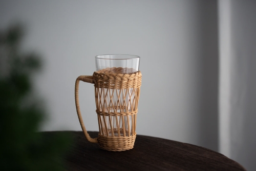 grandpas basket glass cup 10 | BITTERLEAF TEAS