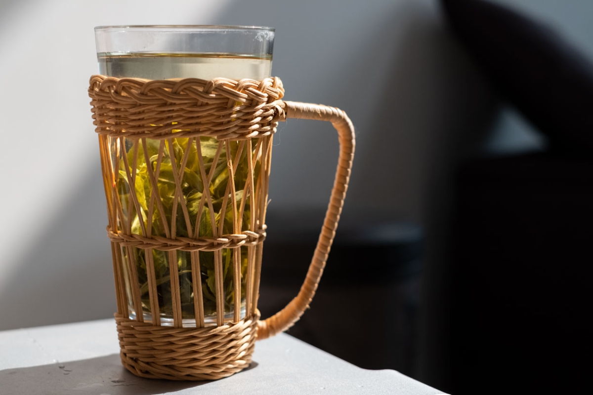 grandpas basket glass cup 11 | BITTERLEAF TEAS