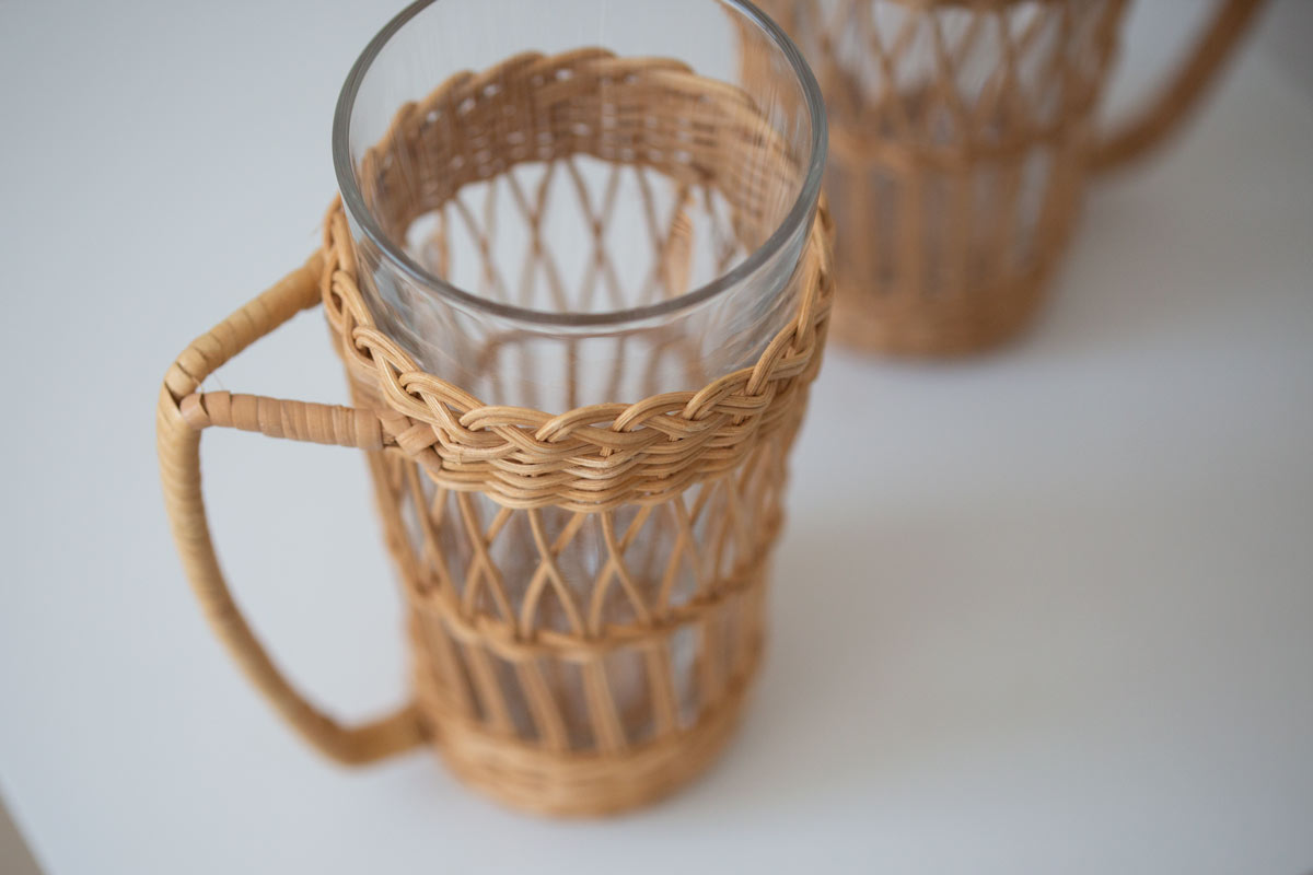 grandpas basket glass cup 3 | BITTERLEAF TEAS