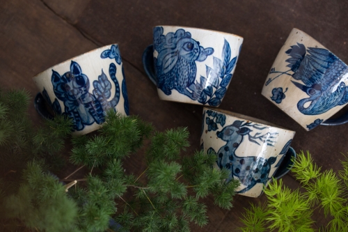 enchantment qinghua mug 20 | BITTERLEAF TEAS