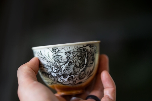 mythical teacup mono phoenix 12 | BITTERLEAF TEAS