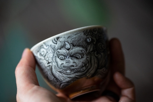 mythical teacup mono pixiu 12 | BITTERLEAF TEAS