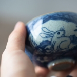 qinghua bunny teacup 6 | BITTERLEAF TEAS