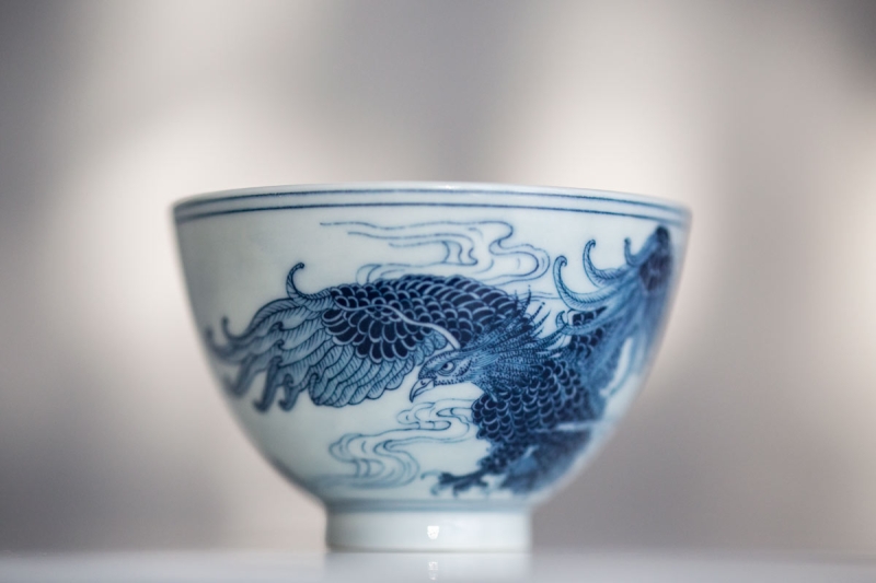 mythical qinghua teacup chicken heart eagle 8 | BITTERLEAF TEAS