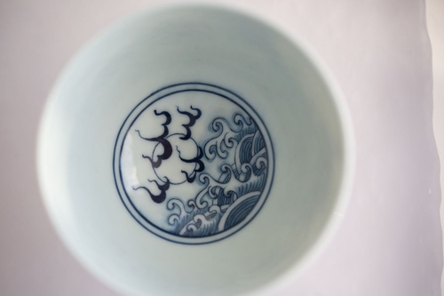 mythical qinghua teacup chicken heart qilin 1 | BITTERLEAF TEAS