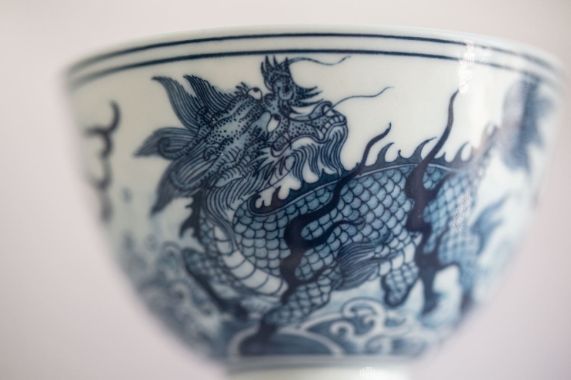 mythical qinghua teacup chicken heart qilin 11 | BITTERLEAF TEAS