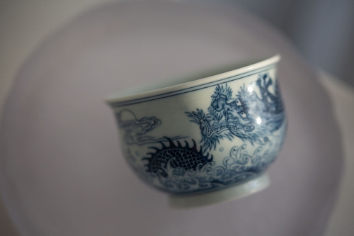 mythical qinghua teacup lushi dragon 11 | BITTERLEAF TEAS