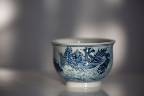 mythical qinghua teacup lushi dragon 13 | BITTERLEAF TEAS