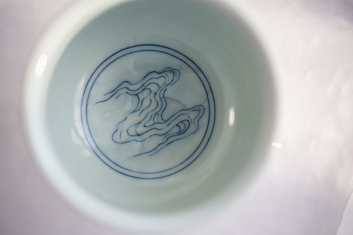 mythical qinghua teacup lushi dragon 6 | BITTERLEAF TEAS