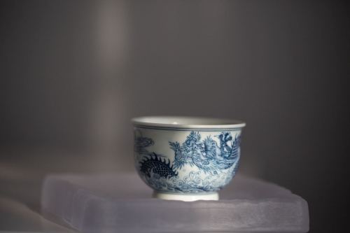 mythical qinghua teacup lushi dragon 7 | BITTERLEAF TEAS