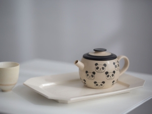 gs panda teapot 2 tone lg dot 3 | BITTERLEAF TEAS