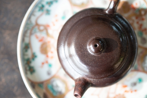 black pearl fanggu wood fired jianshui zitao teapot 3 | BITTERLEAF TEAS