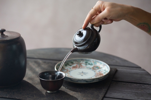 black pearl fanggu wood fired jianshui zitao teapot 8 | BITTERLEAF TEAS