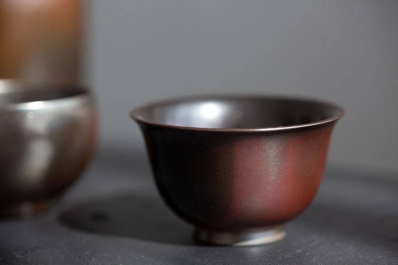 black pearl wood fired jianshui zitao teacup 1 | BITTERLEAF TEAS