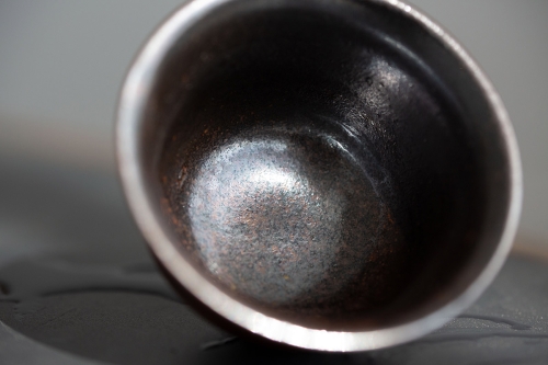 black pearl wood fired jianshui zitao teacup 2 | BITTERLEAF TEAS