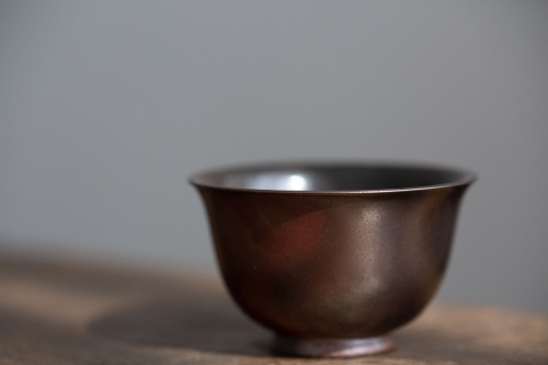 black pearl wood fired jianshui zitao teacup 5 | BITTERLEAF TEAS