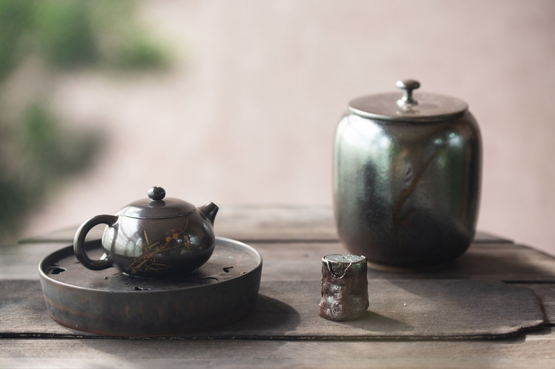 black pearl xishi wood fired jianshui zitao teapot 14 | BITTERLEAF TEAS