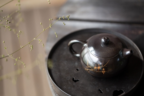 black pearl xishi wood fired jianshui zitao teapot 3 | BITTERLEAF TEAS