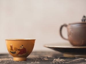 panda society wood fired teacup chilling 1 | BITTERLEAF TEAS