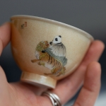 panda society wood fired teacup tiger 11 | BITTERLEAF TEAS