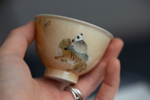 Panda Society Wood Fired Teacup - Tiger - Image 11