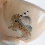 panda society wood fired teacup tiger 13 | BITTERLEAF TEAS