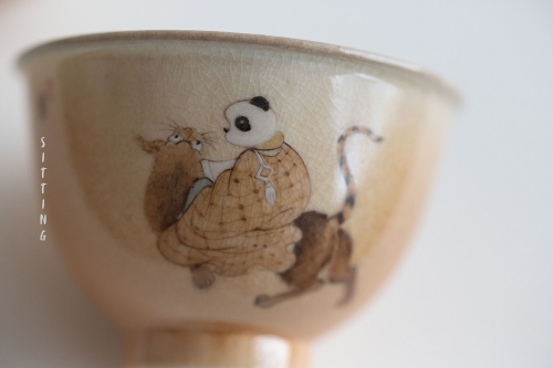 Panda Society Wood Fired Teacup - Tiger - Image 14