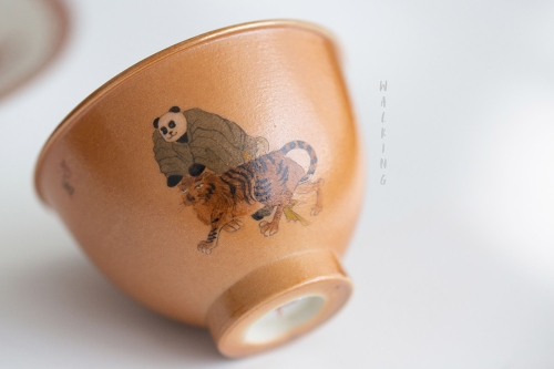 Panda Society Wood Fired Teacup - Tiger - Image 16