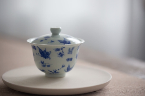 imperial blue gaiwan botany 1 | BITTERLEAF TEAS