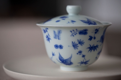 imperial blue gaiwan botany 5 | BITTERLEAF TEAS