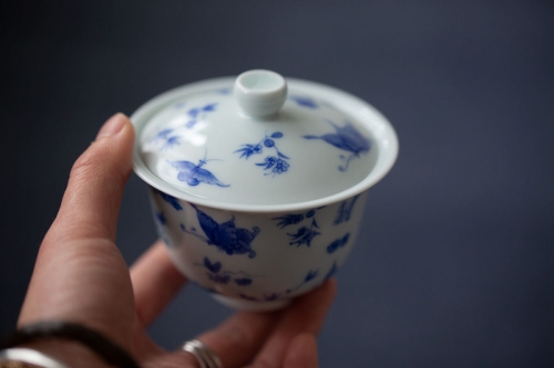 imperial blue gaiwan botany 8 | BITTERLEAF TEAS